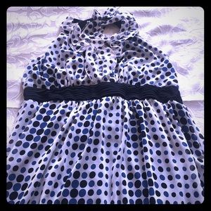 Polka dot halter dress
